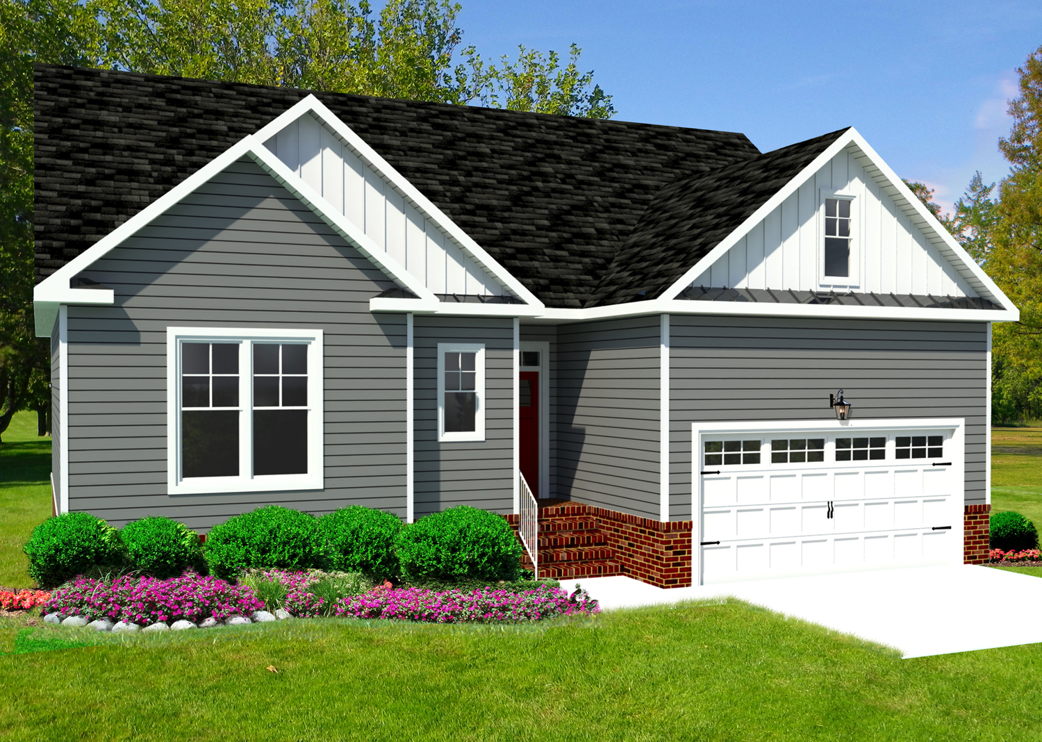 AB Homes Floorplans. Our Floorplans. Floor Plans. The Somerton II Rendering 1